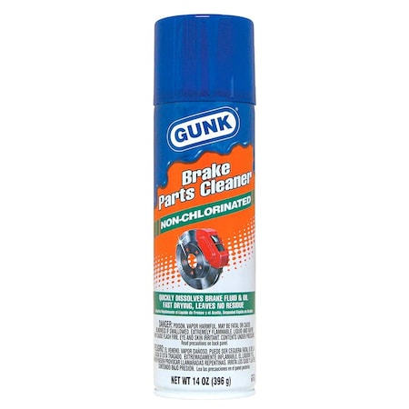 Gunk Radiator Specialty Brake Cleaner, Non-chlorinated brake & CV joint cleaner, 14 oz M715